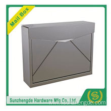 SMB-061SS New Design Home Safety Bush Hammered Garden Stone Mailbox